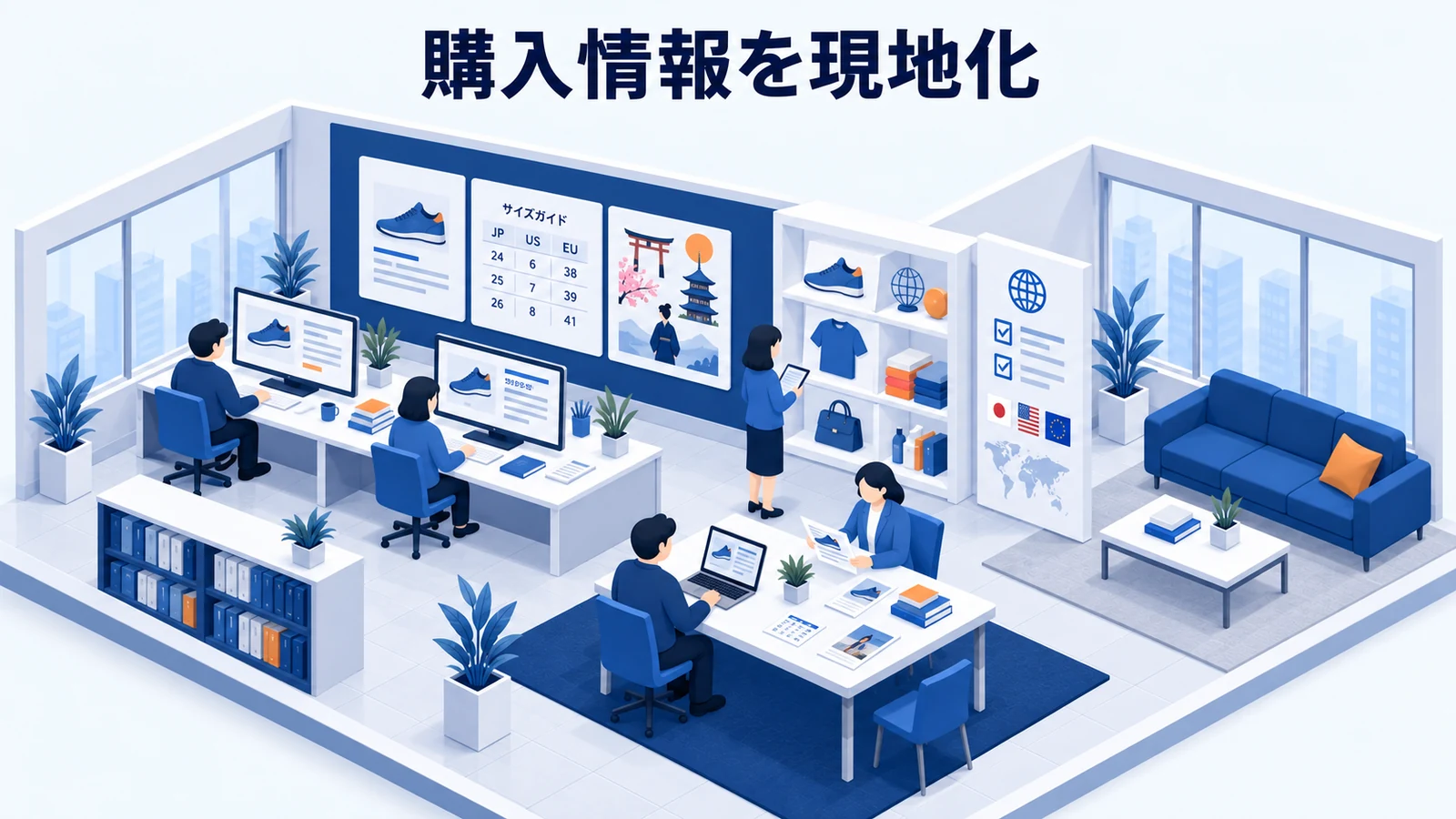 購入情報を現地化