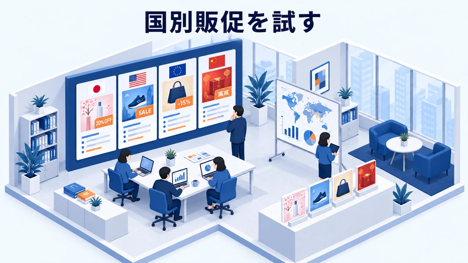 国別販促を試す