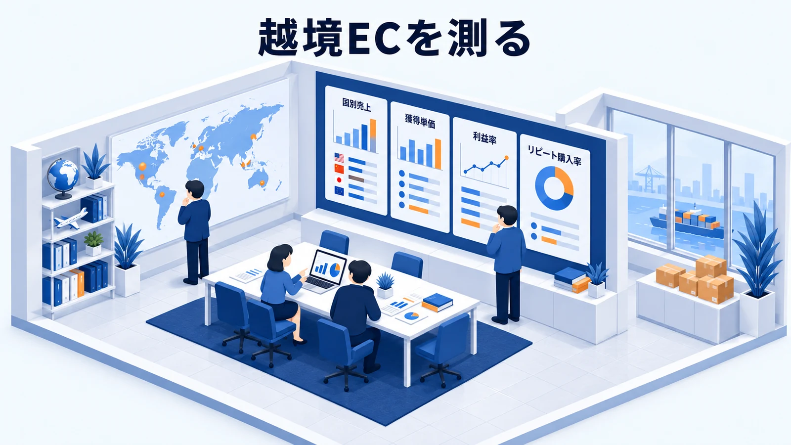 越境ECを測る