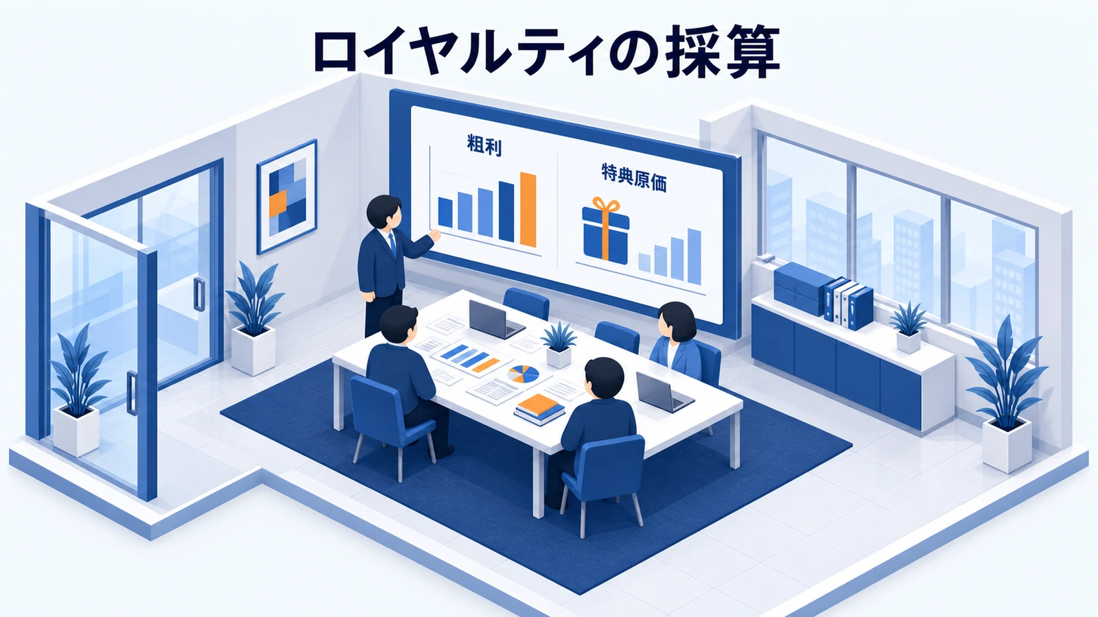 ロイヤルティの採算