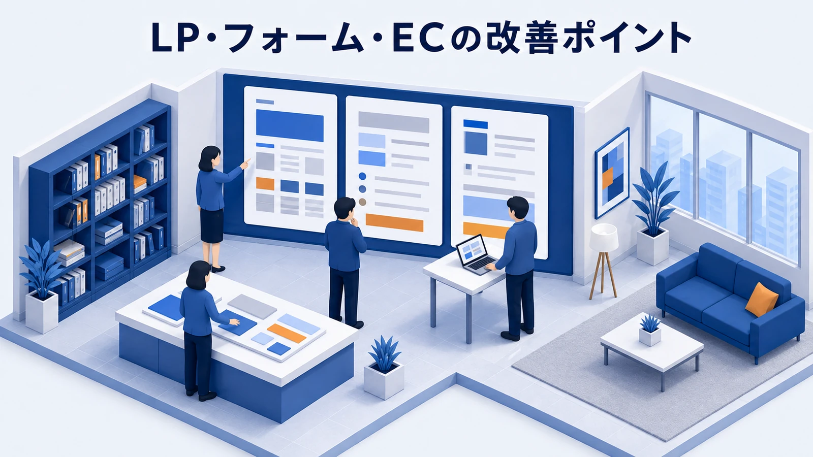 LP・フォーム・ECで見る改善ポイント