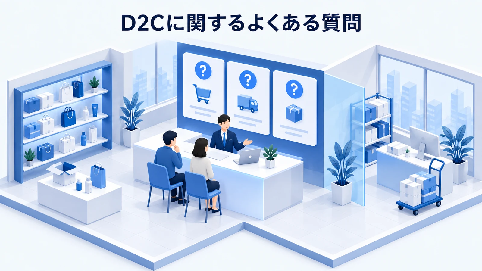 「D2Cに関するよくある質問」の要点を整理したImage 2.0図解