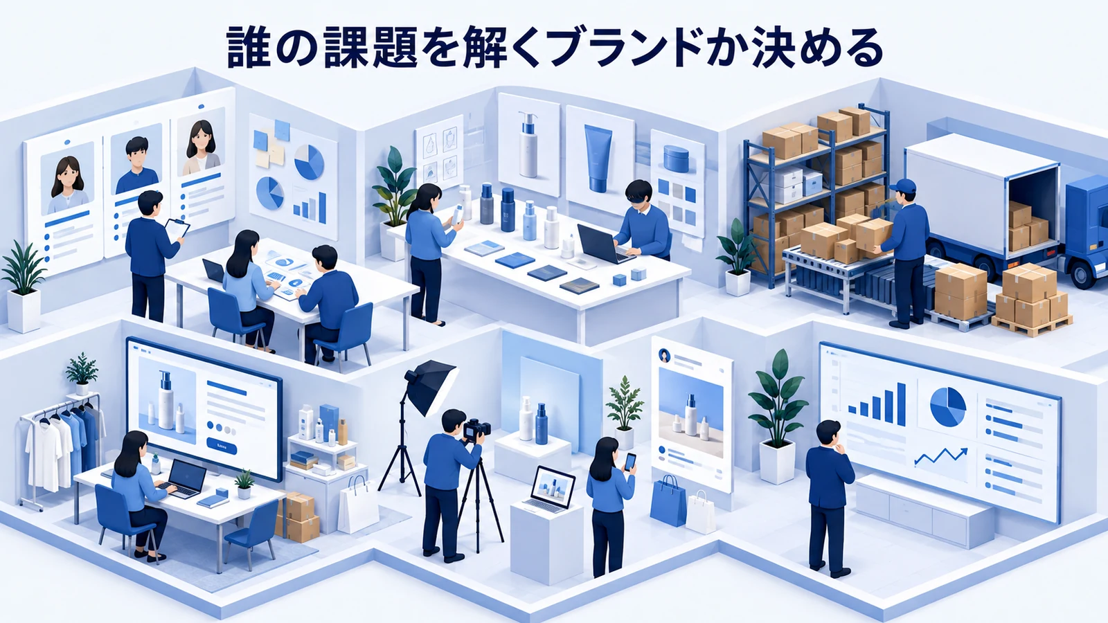 誰の課題を解くブランドか決めるを確認する新規ブランド責任者のImage 2.0図解