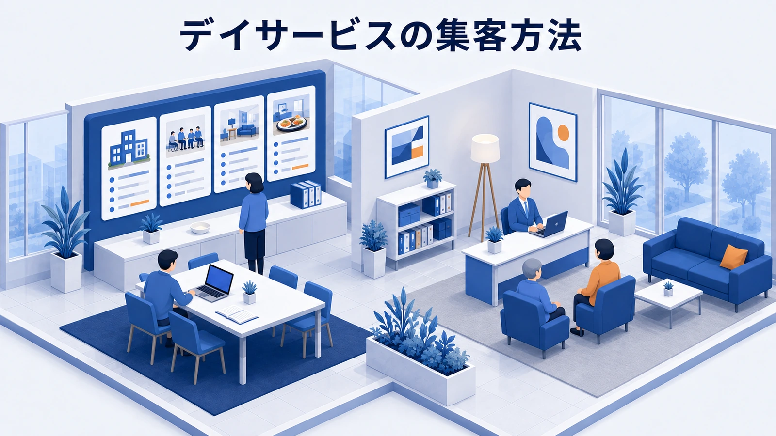 デイサービスの集客方法｜利用相談・体験・継続を増やす