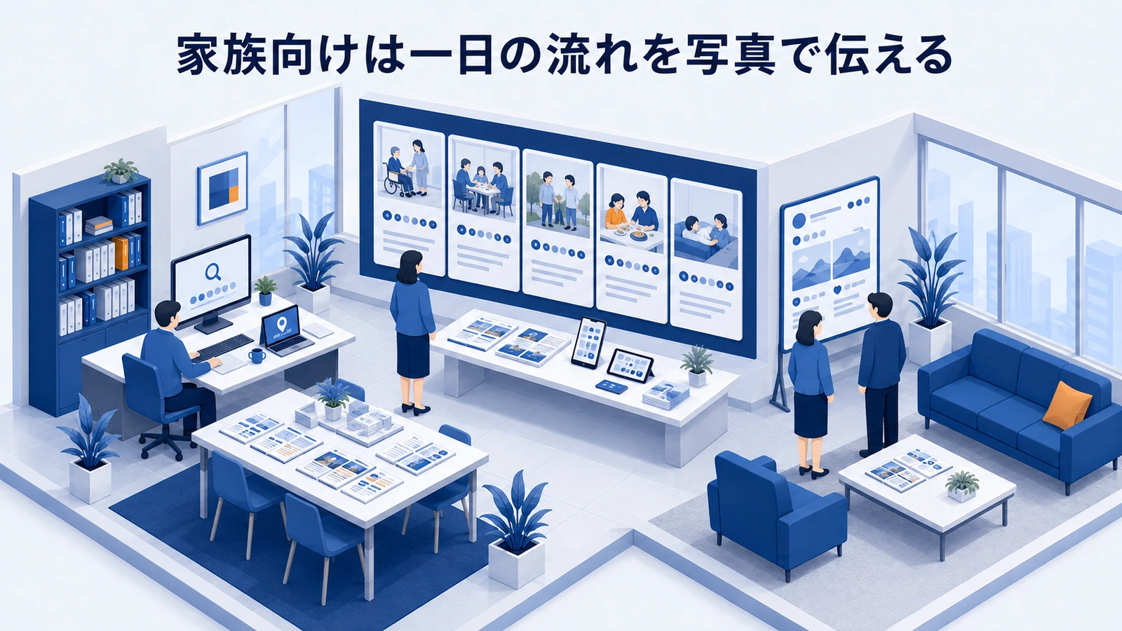 家族向けは一日の流れを写真で伝えるを整理したImage 2.0図解