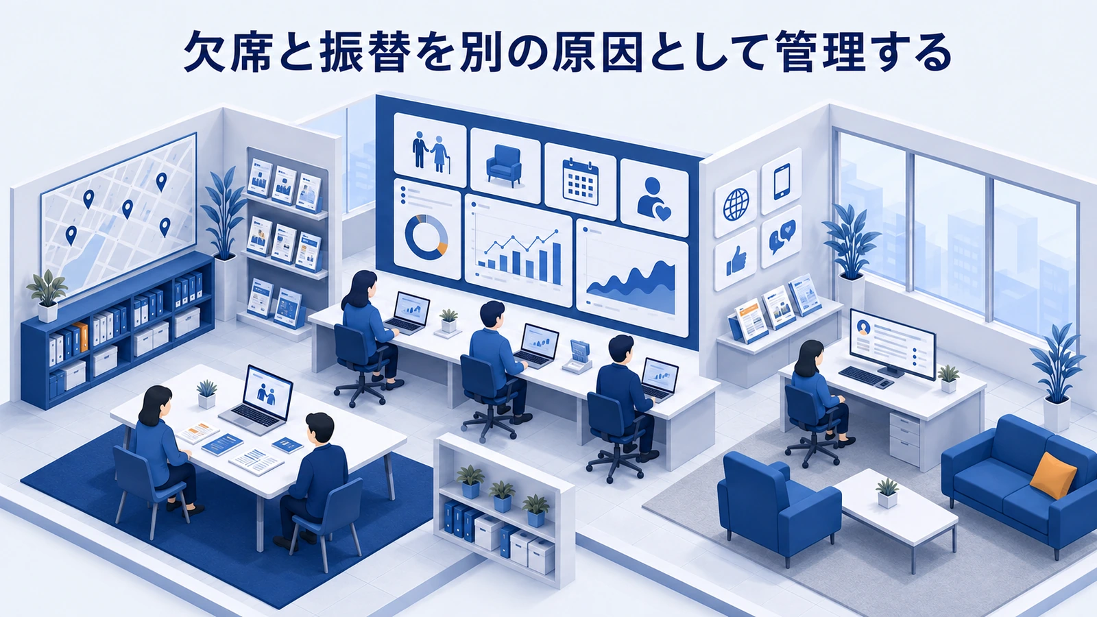 欠席と振替を別の原因として管理するを整理したImage 2.0図解