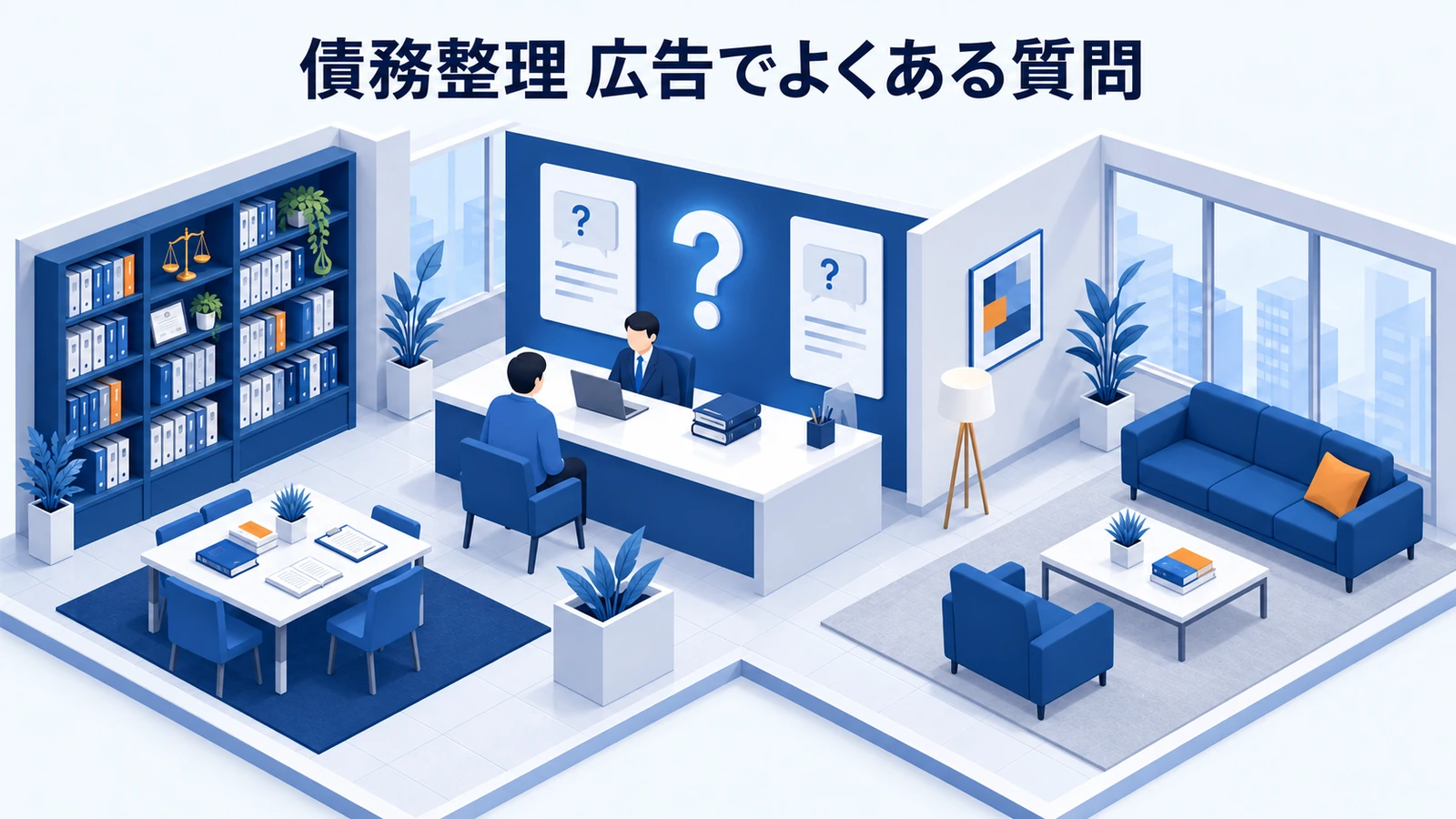 「債務整理 広告でよくある質問」を整理したImage 2.0図解