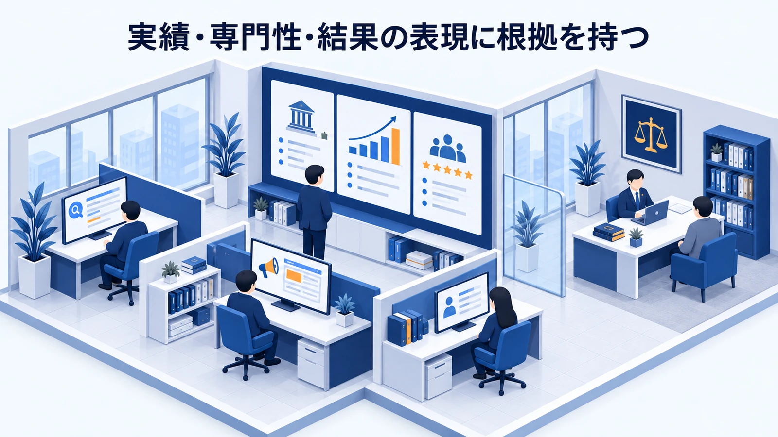 「実績・専門性・結果の表現に根拠を持つ」を整理したImage 2.0図解