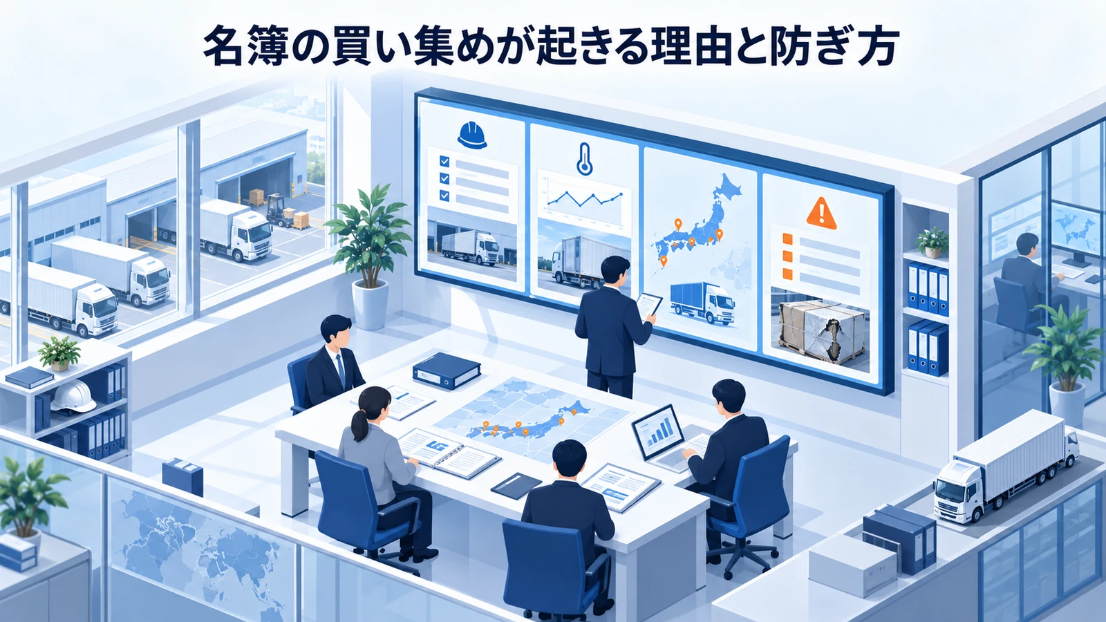 「名簿の買い集めが起きる理由と防ぎ方」の要点を整理したImage 2.0図解