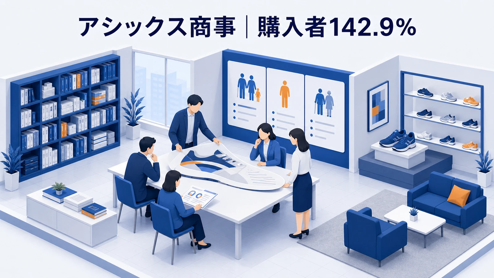 アシックス商事のDMマーケティング成功事例