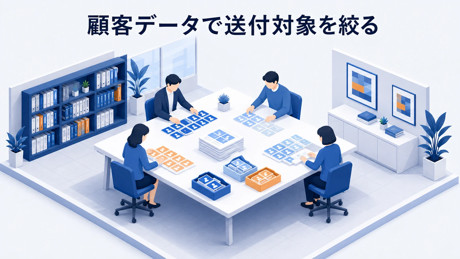 顧客データからDM送付対象を絞る