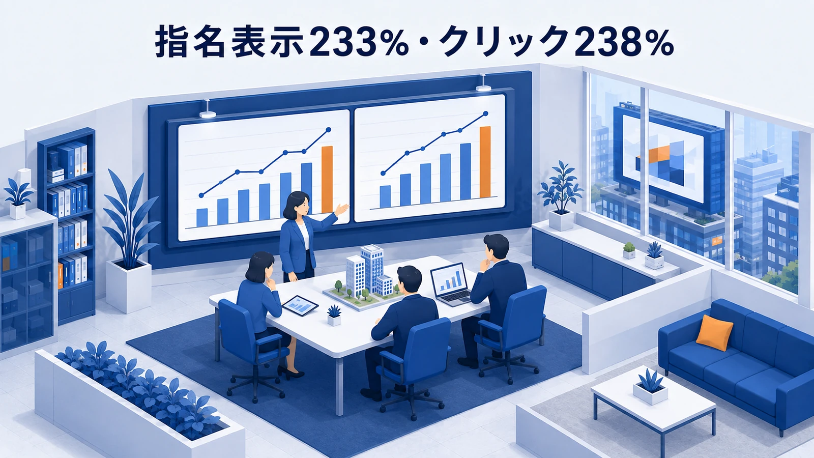 動画サービス企業のDOOH広告成功事例