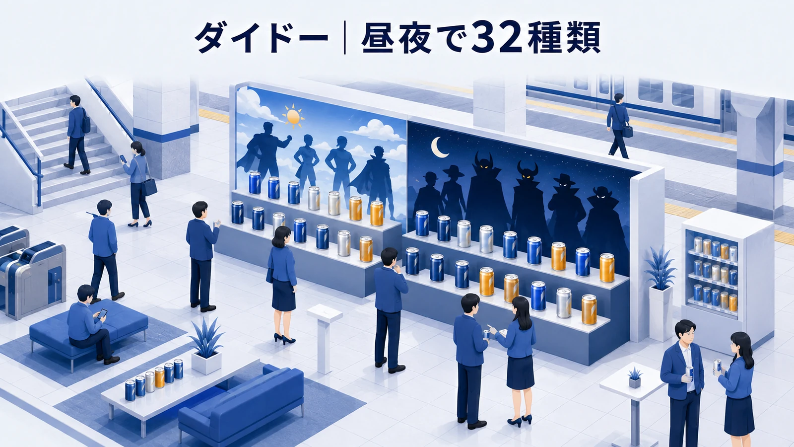 ダイドードリンコのDOOH広告成功事例