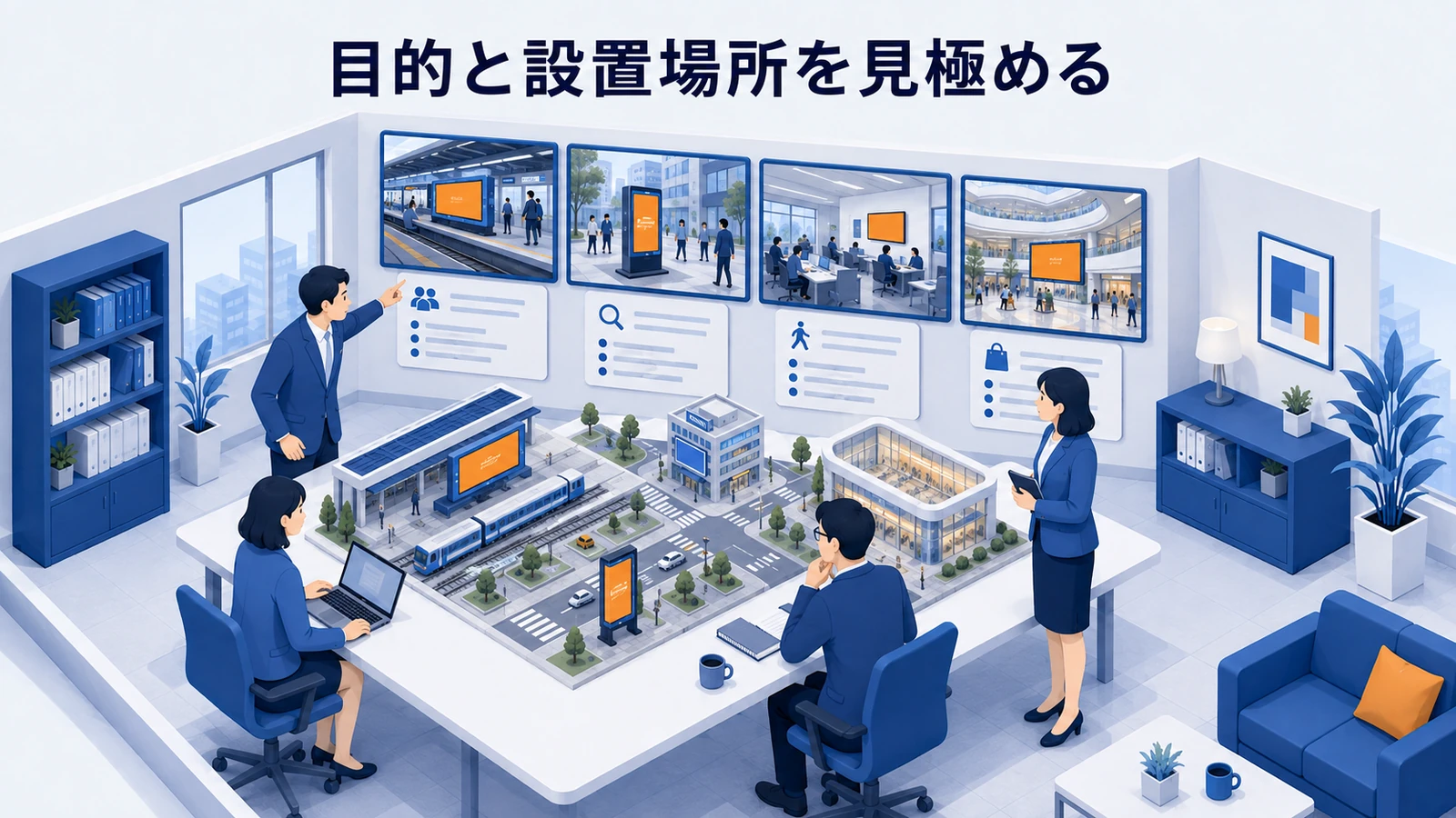 DOOHが向く目的と設置場所を見極める