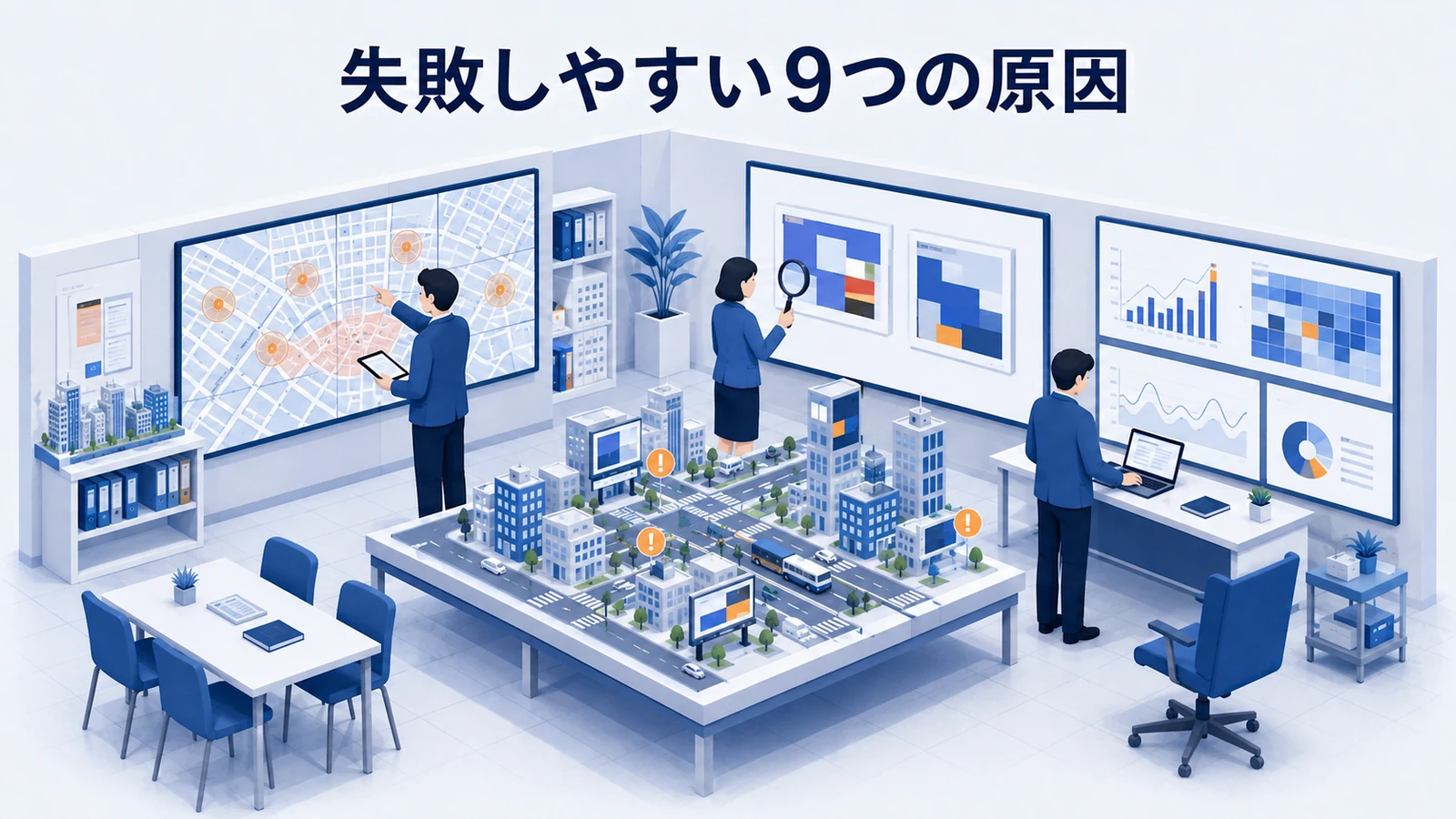DOOH広告で失敗しやすい9つの原因