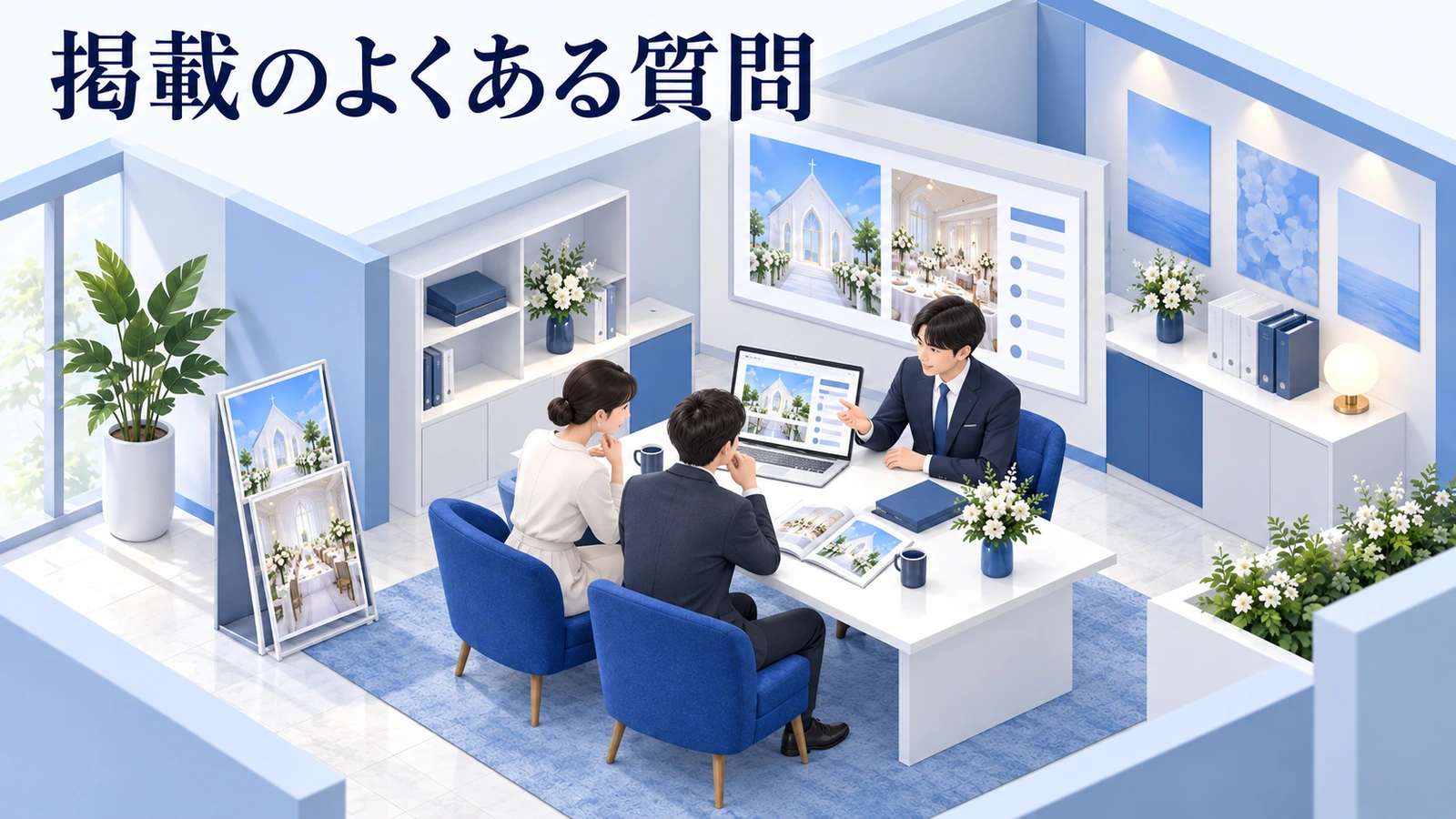 ハナユメ掲載でよくある質問の図解