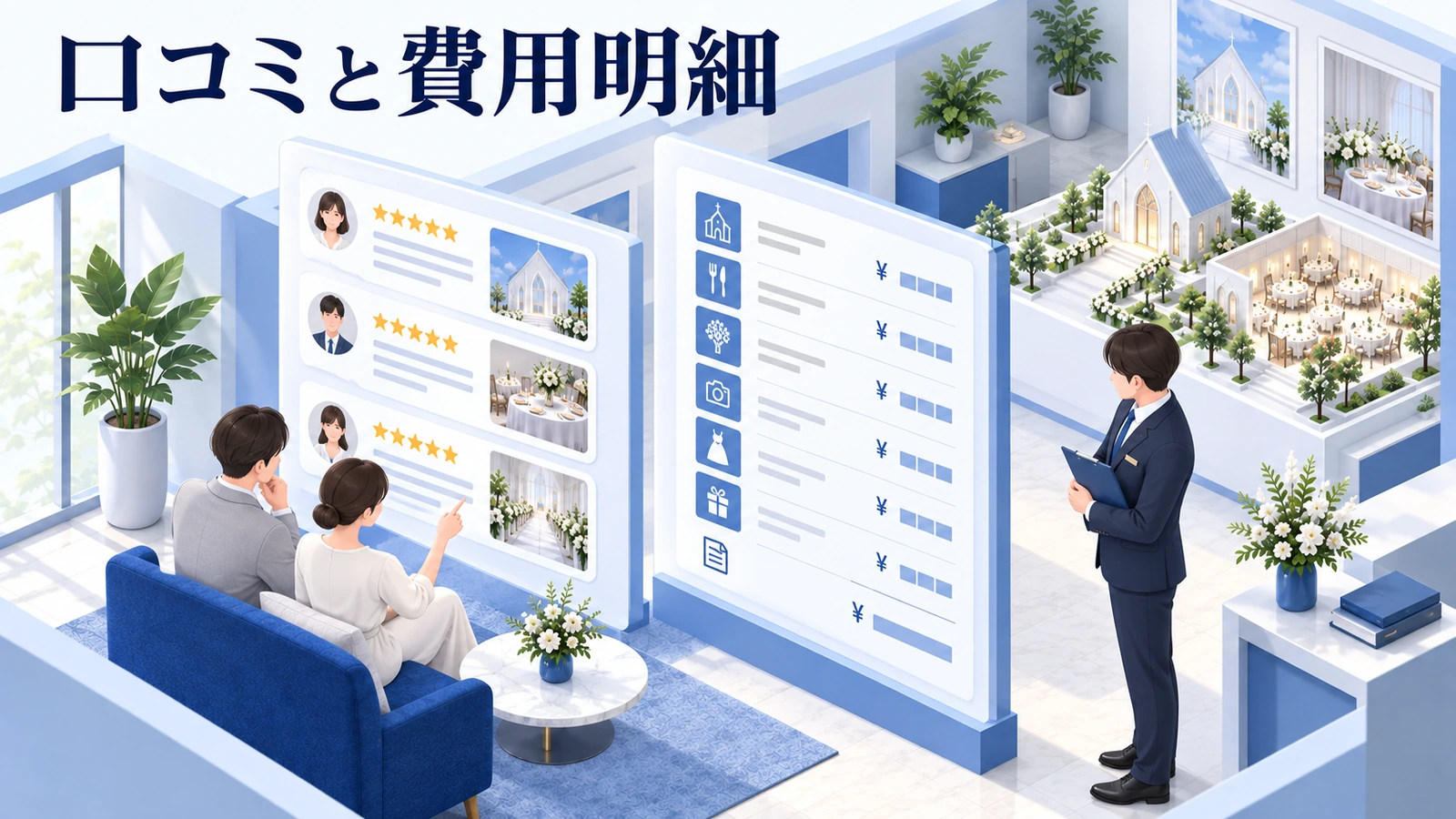 口コミと費用明細は、広告の代わりに編集できないの図解