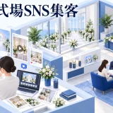 結婚式場SNS集客の図解