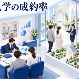 式場見学の成約率の図解