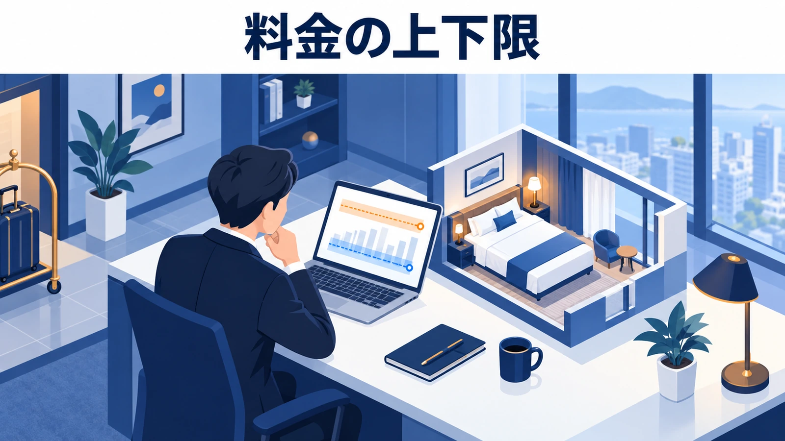 料金の上下限の図解