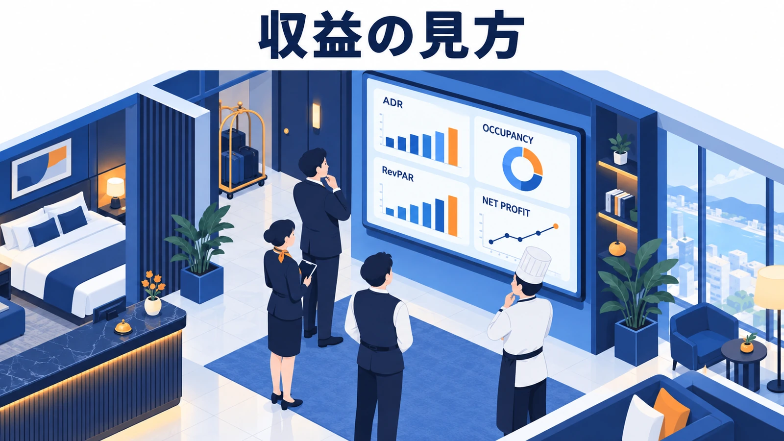 収益の見方の図解