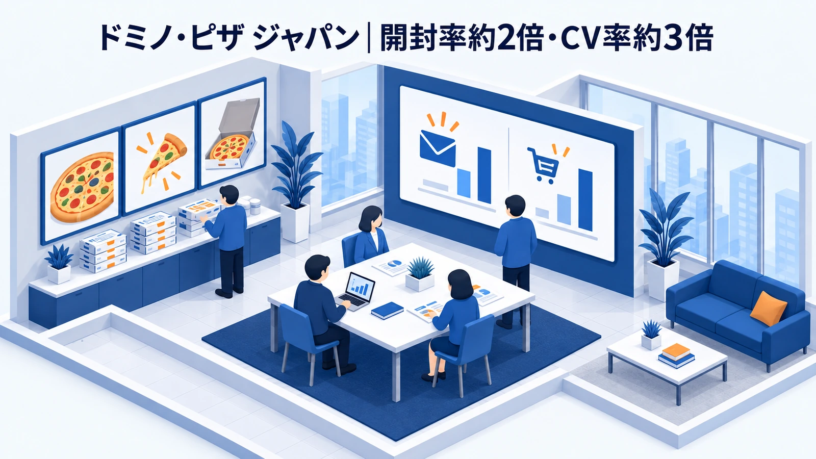 ドミノ・ピザ ジャパンのメール広告成功事例