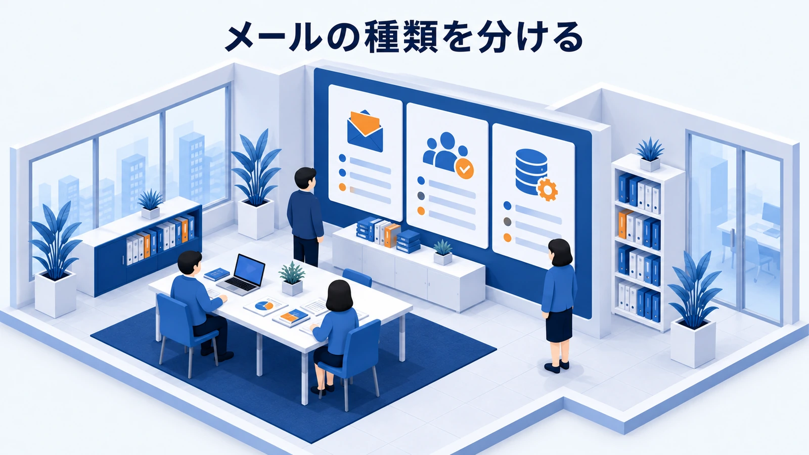 メールの種類を分ける