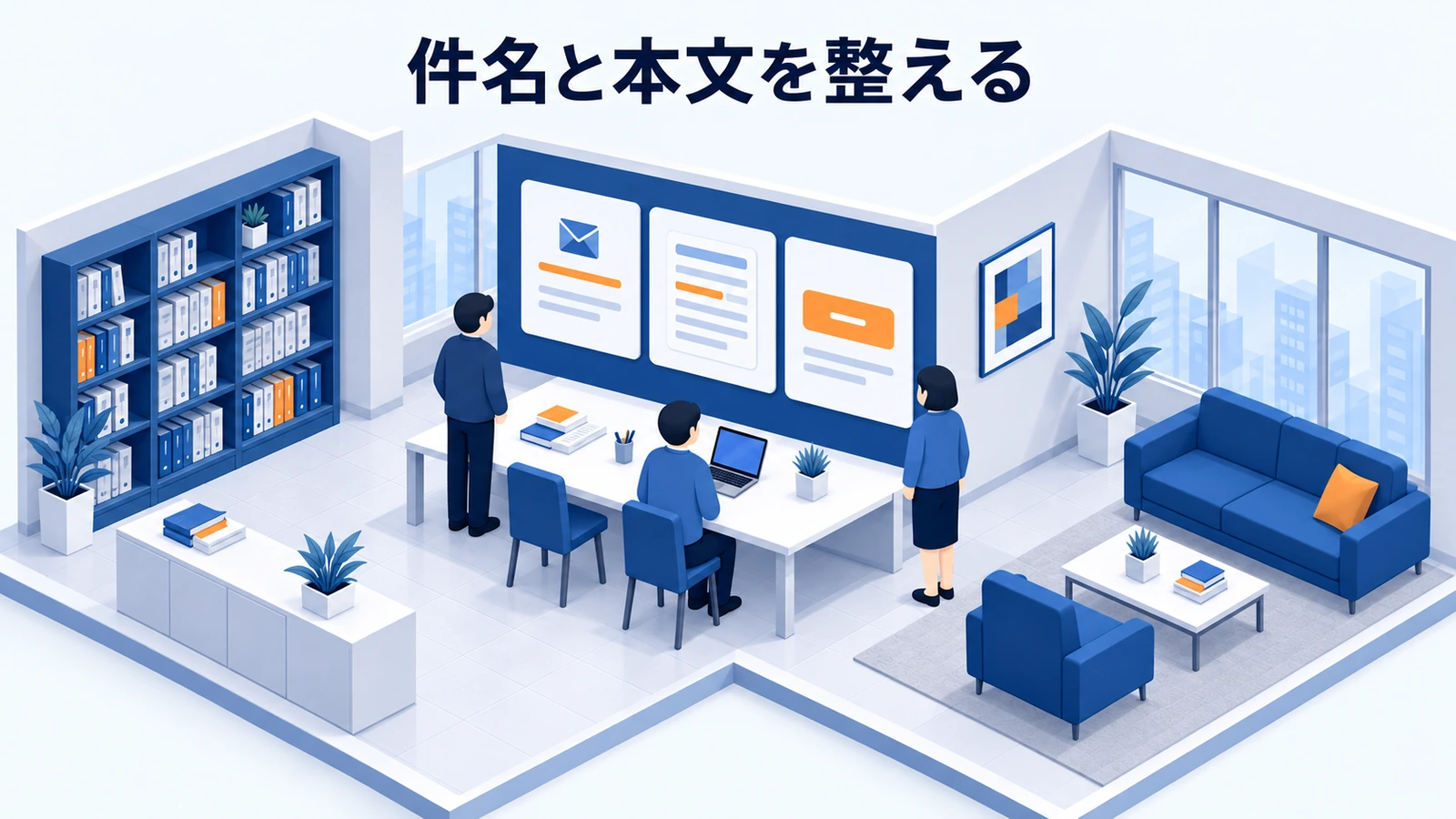 件名と本文を整える