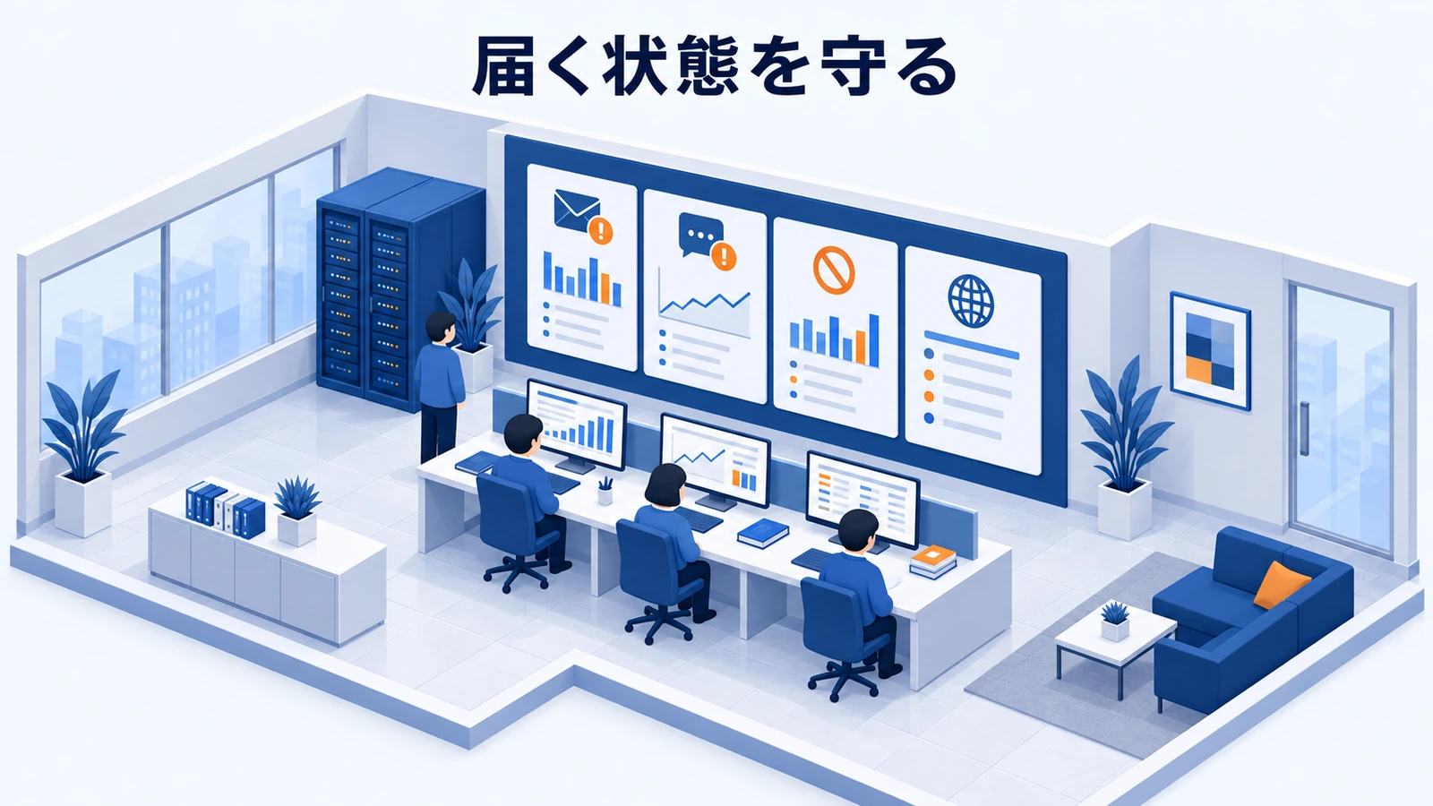 届く状態を守る