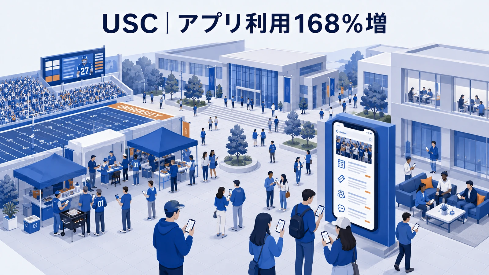 USC｜アプリ利用168％増、チケット収益9％増のイベントマーケティング成功事例