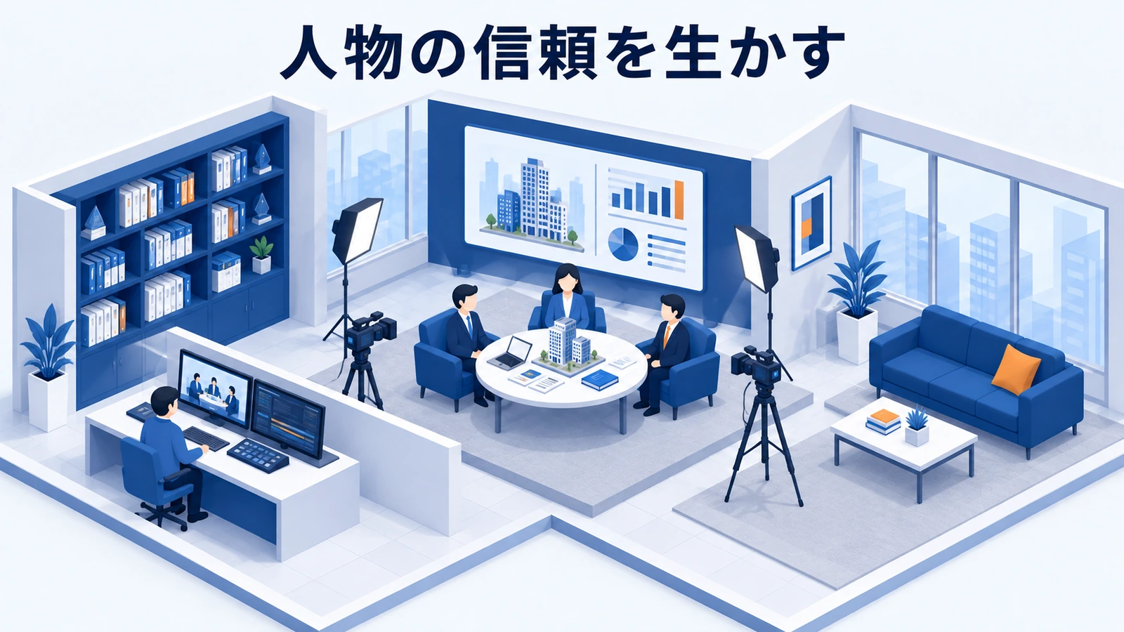 人物の信頼を生かす