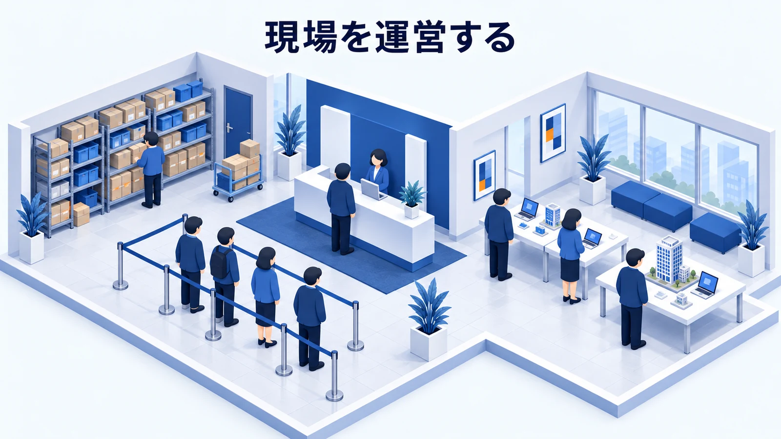 現場を運営する