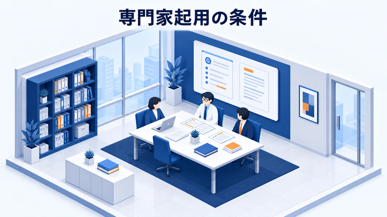 専門家起用の条件