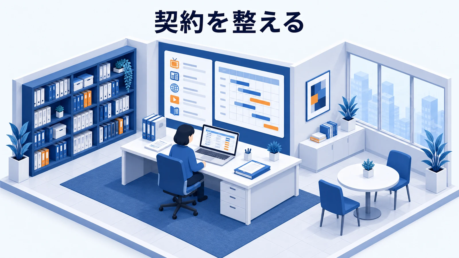 契約を整える