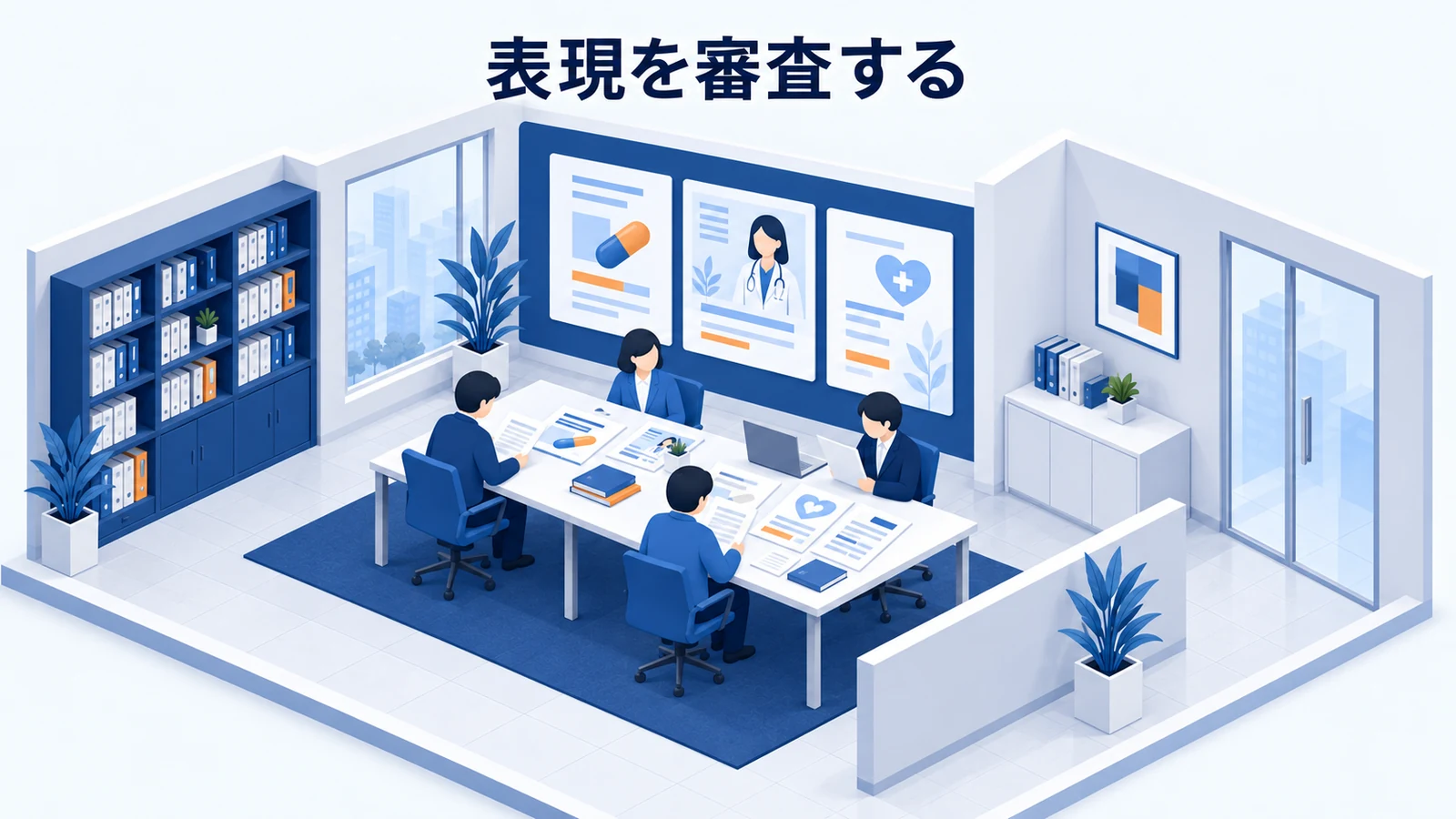 表現を審査する