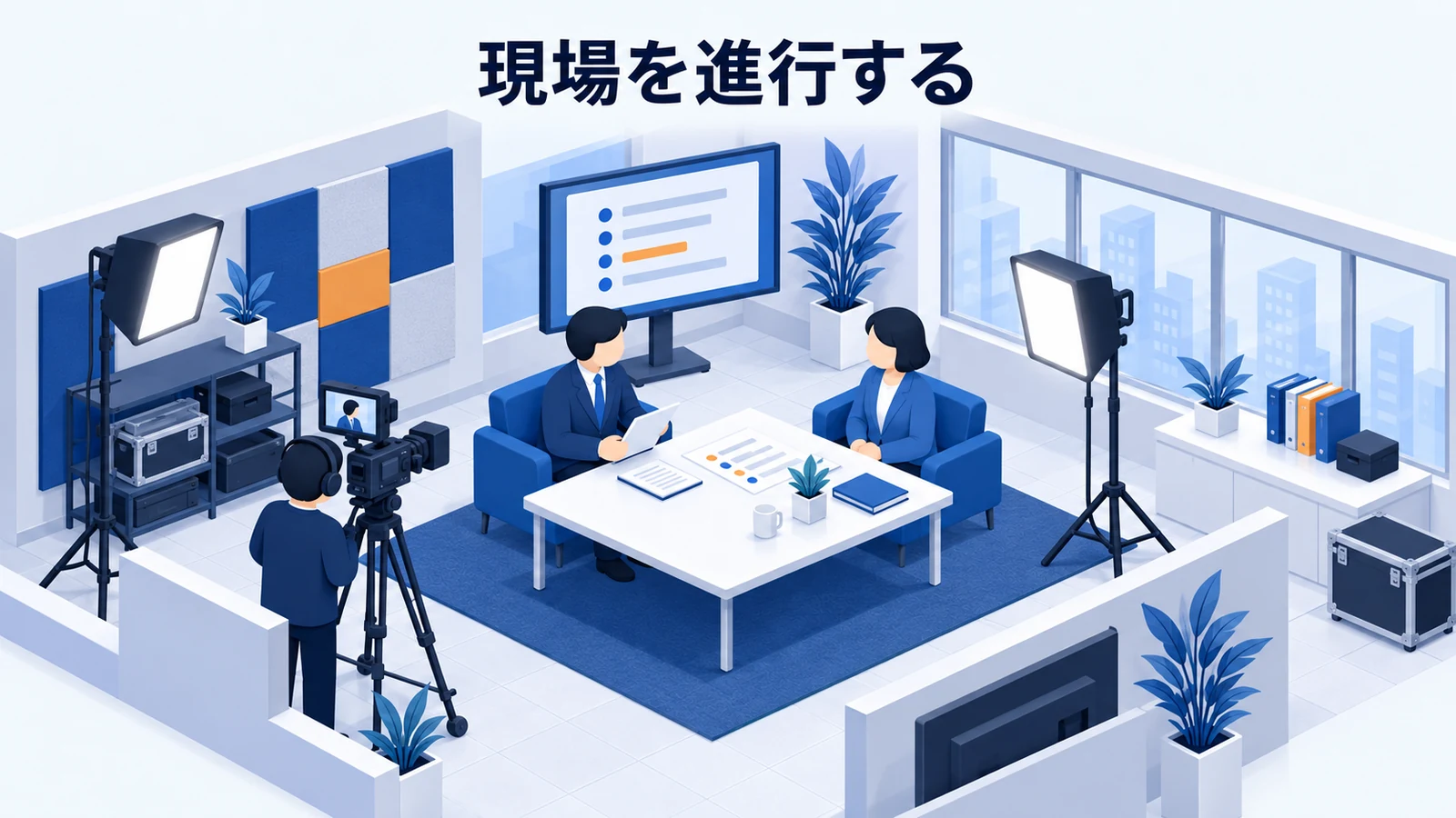 現場を進行する