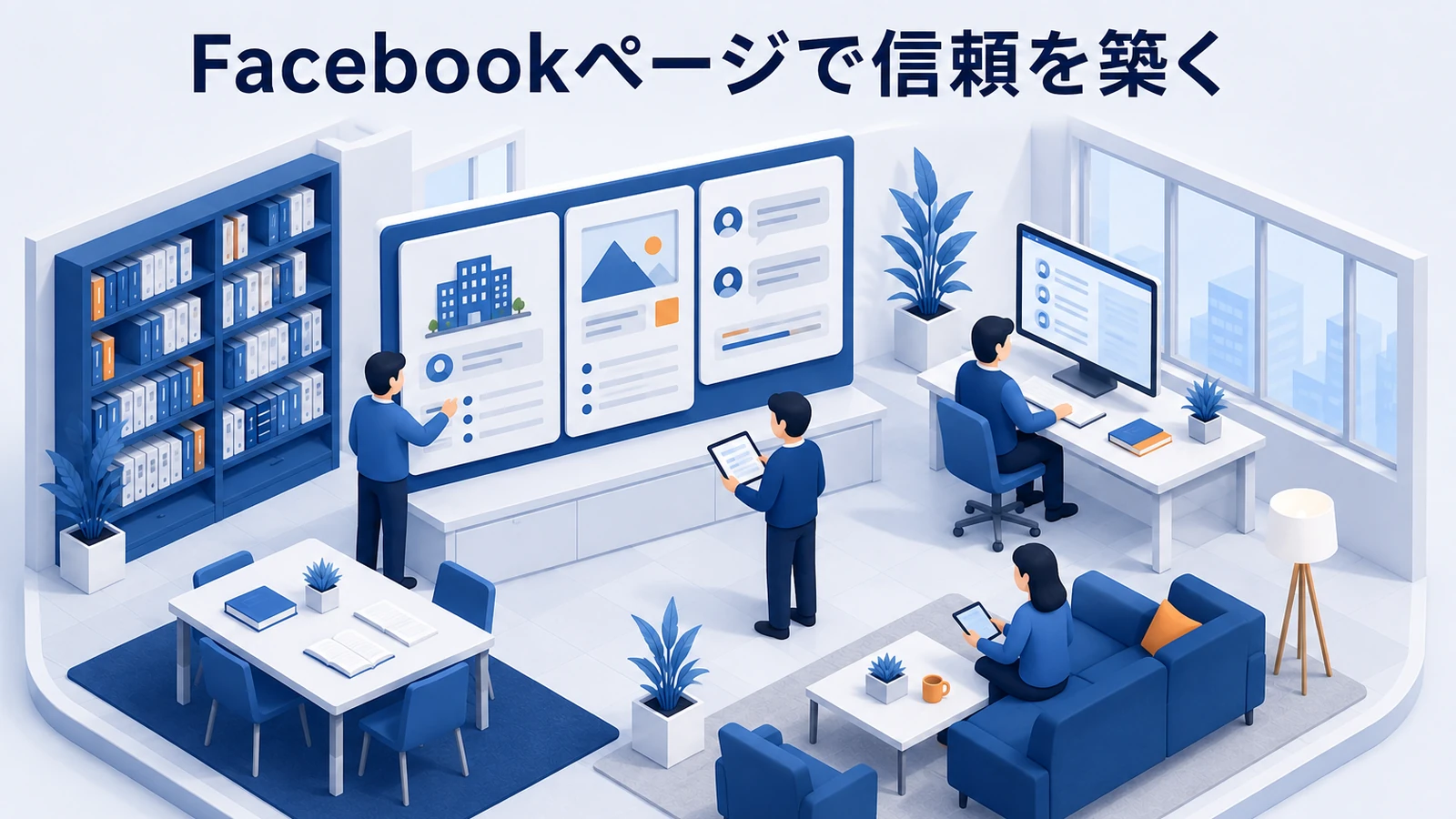 Facebookページで信頼を築く