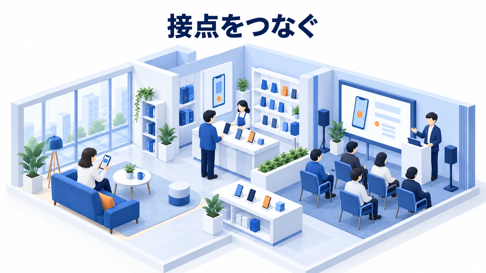 接点をつなぐ