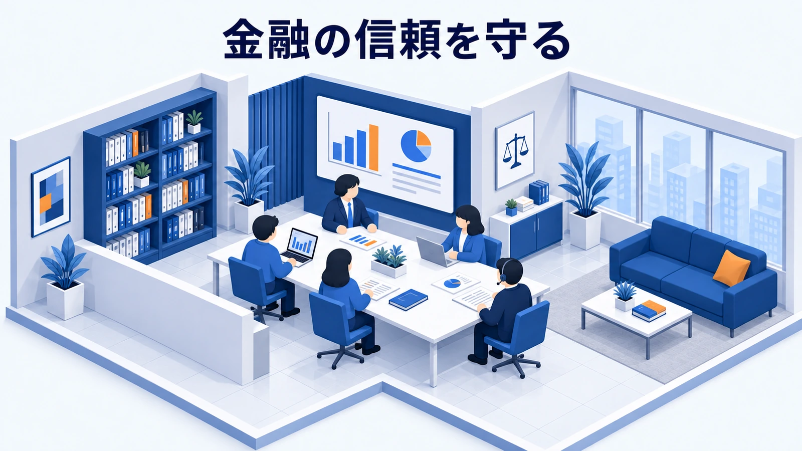 金融の信頼を守る