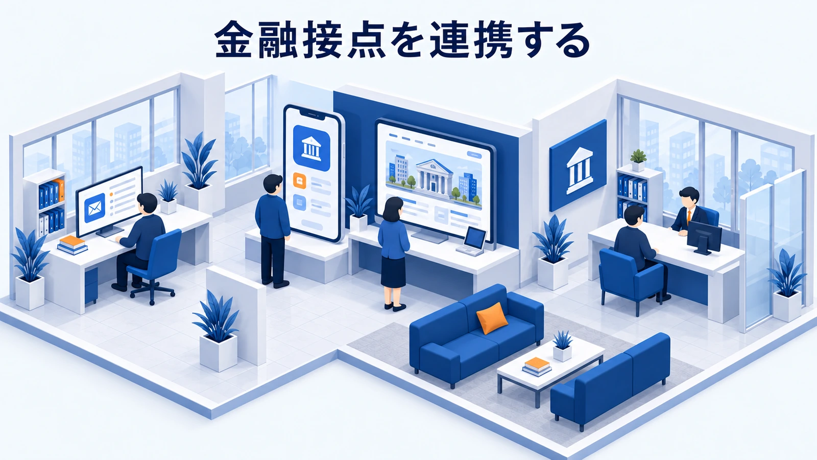 金融接点を連携する
