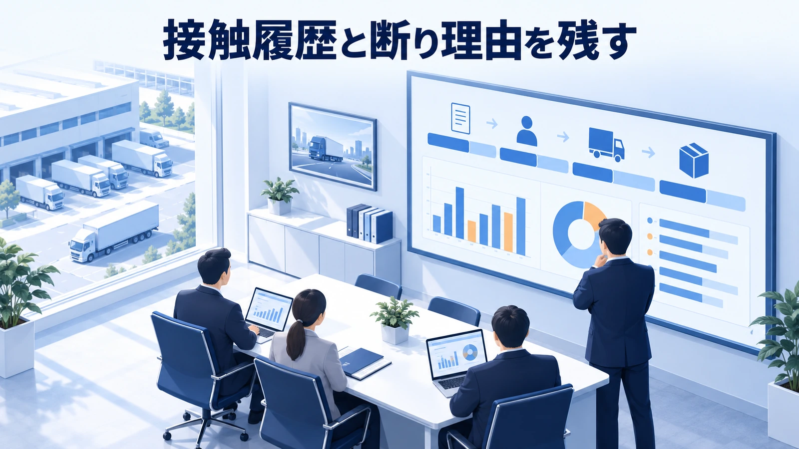 「接触履歴と断り理由を残す」の要点を整理したImage 2.0図解