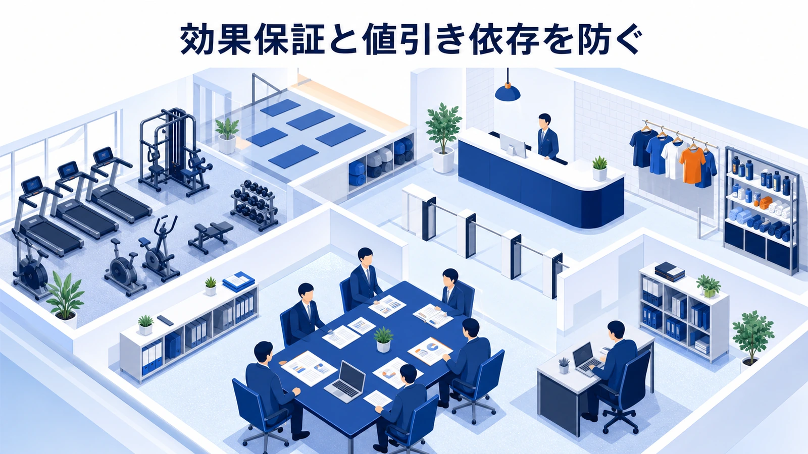 効果保証と値引き依存を防ぐ