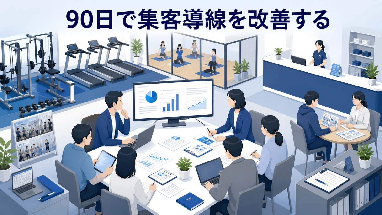 90日で集客導線を改善する