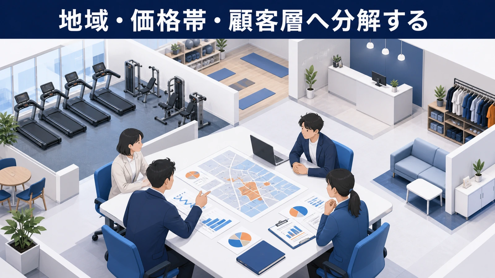 地域・価格帯・顧客層へ分解する
