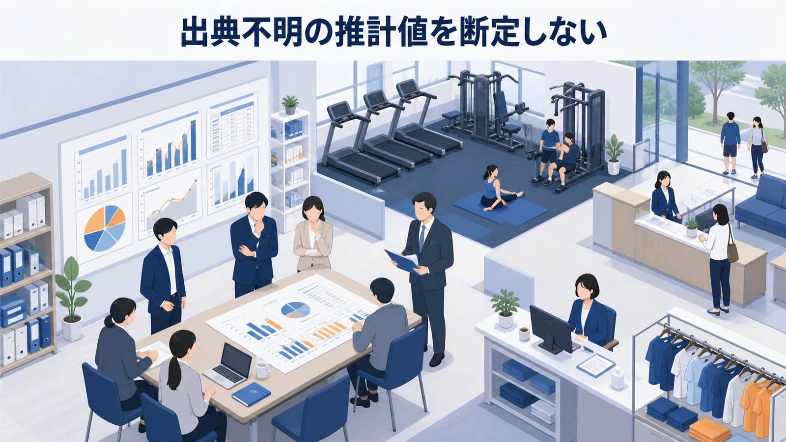 出典不明の推計値を断定しない
