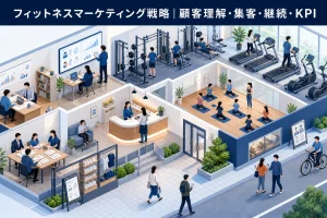 フィットネスマーケティング戦略|顧客理解・集客・継続・KPI