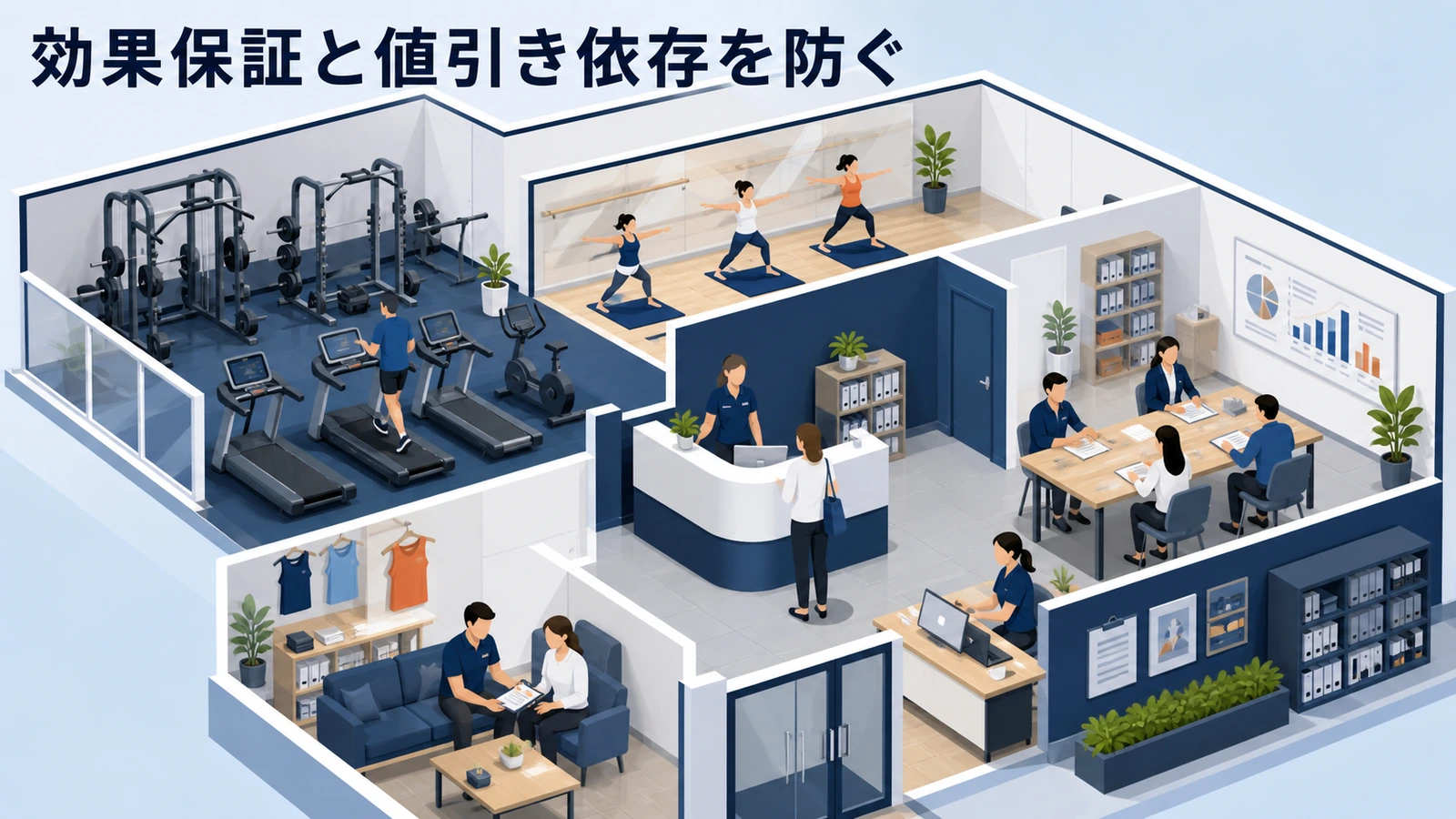 効果保証と値引き依存を防ぐ