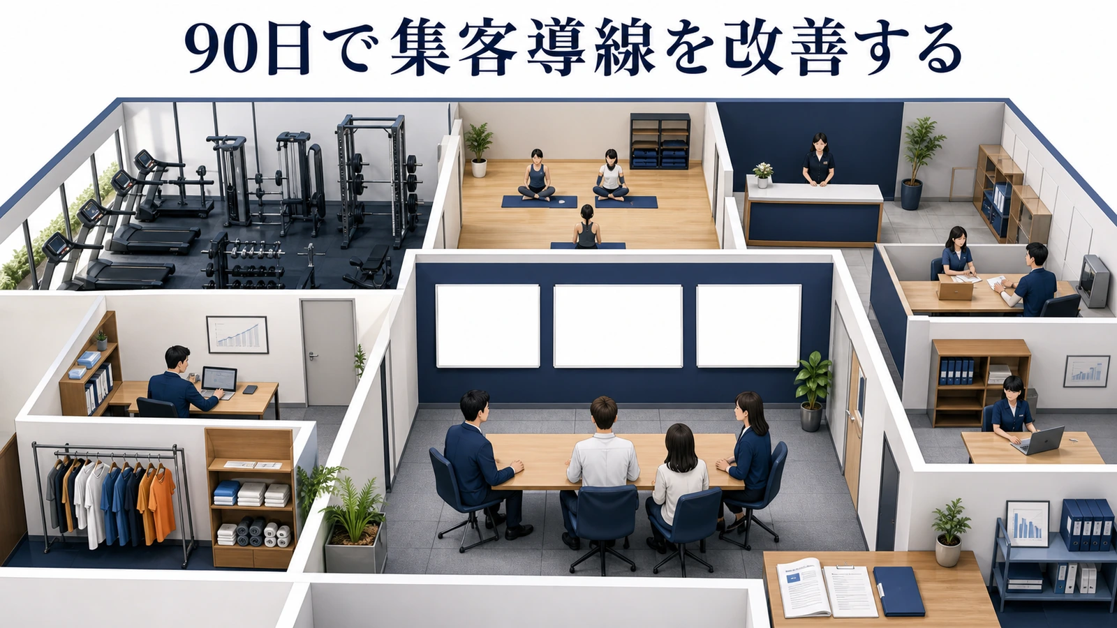 90日で集客導線を改善する