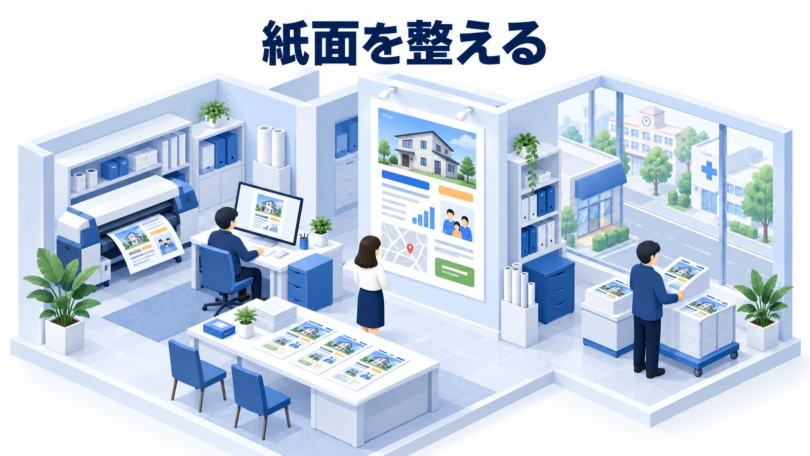紙面を整える