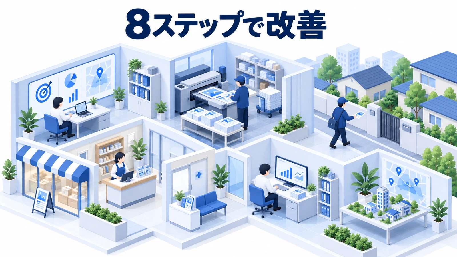 8ステップで改善